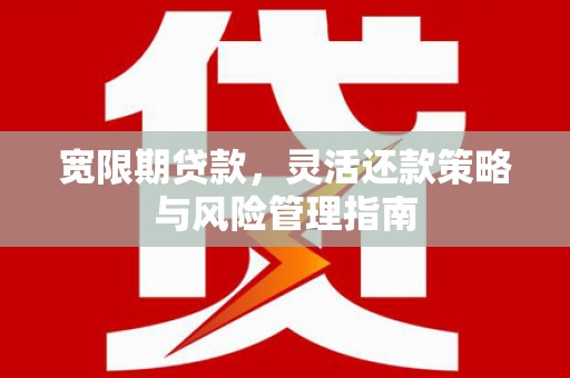 两当宽限期贷款，灵活还款策略与风险管理指南