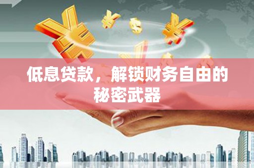 两当低息贷款，解锁财务自由的秘密武器