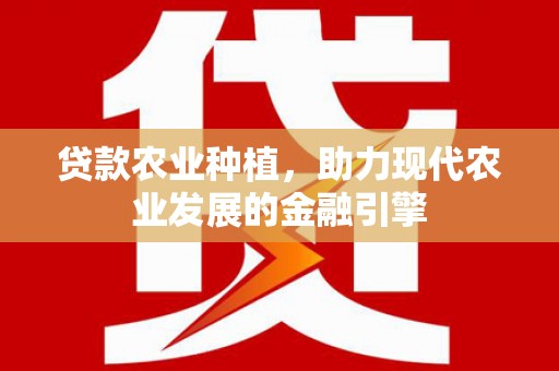 两当贷款农业种植，助力现代农业发展的金融引擎