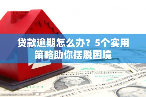 两当贷款逾期怎么办？5个实用策略助你摆脱困境