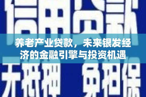 两当养老产业贷款，未来银发经济的金融引擎与投资机遇
