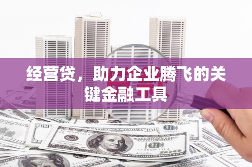两当经营贷，助力企业腾飞的关键金融工具
