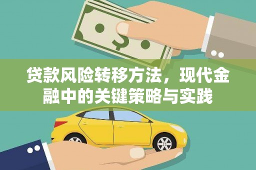 两当贷款风险转移方法，现代金融中的关键策略与实践