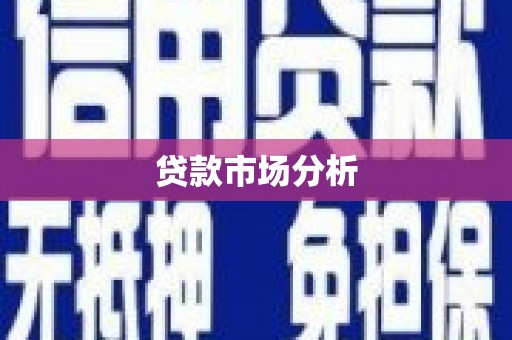 两当贷款市场分析
