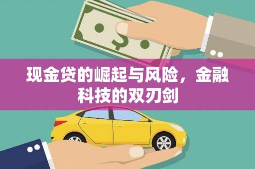 两当现金贷的崛起与风险，金融科技的双刃剑