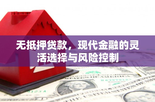 两当无抵押贷款，现代金融的灵活选择与风险控制