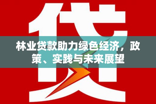 两当林业贷款助力绿色经济，政策、实践与未来展望