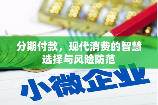 两当分期付款，现代消费的智慧选择与风险防范