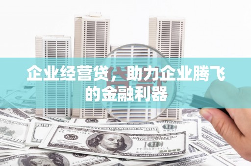 两当企业经营贷，助力企业腾飞的金融利器
