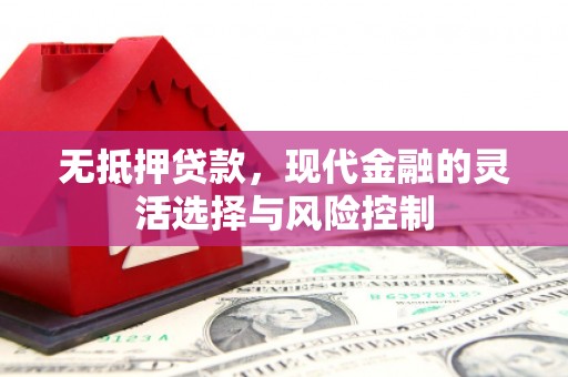 两当无抵押贷款，现代金融的灵活选择与风险控制