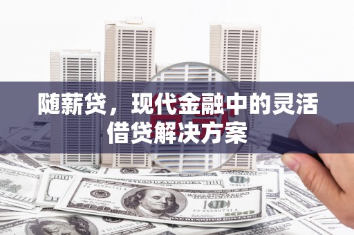 两当随薪贷，现代金融中的灵活借贷解决方案