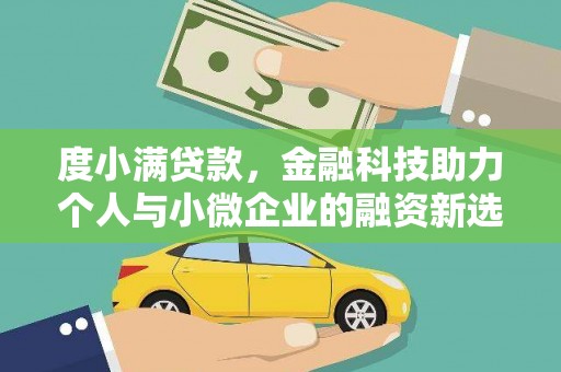 两当度小满贷款，金融科技助力个人与小微企业的融资新选择