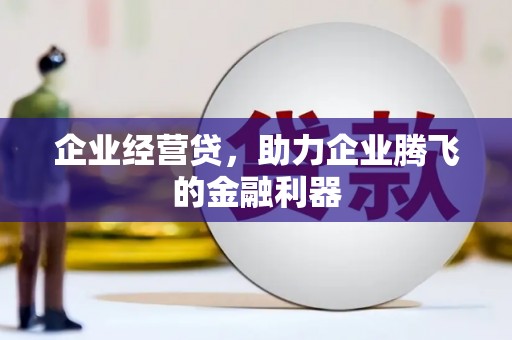 两当企业经营贷，助力企业腾飞的金融利器