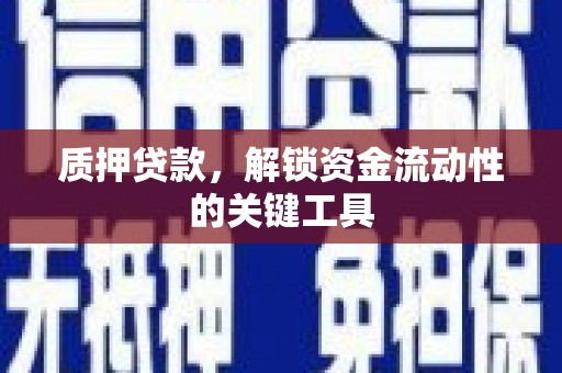 两当质押贷款，解锁资金流动性的关键工具