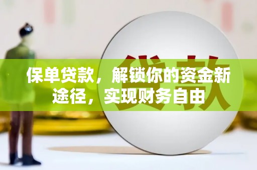 两当保单贷款，解锁你的资金新途径，实现财务自由