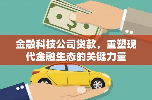 两当金融科技公司贷款，重塑现代金融生态的关键力量